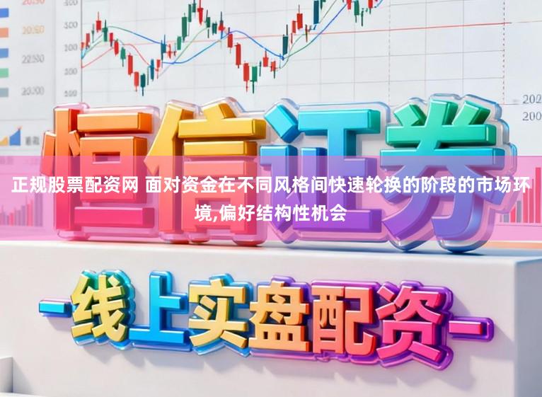 正规股票配资网 面对资金在不同风格间快速轮换的阶段的市场环境，偏好结构性机会