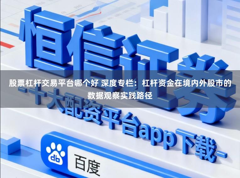 股票杠杆交易平台哪个好 深度专栏:杠杆资金在境内外股市的数据观察实践路径